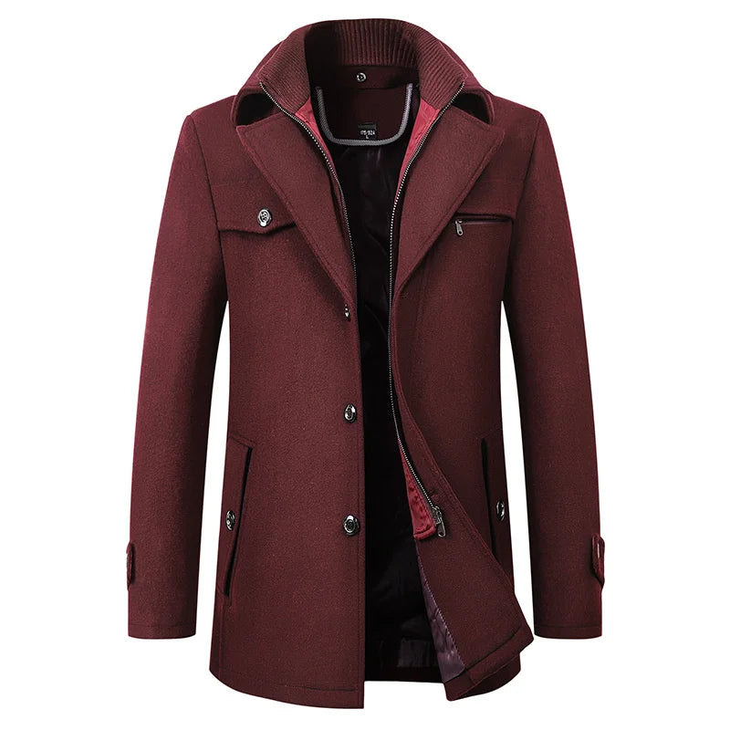 Andrew - Manteau d'Hiver Business Décontracté Imperméable