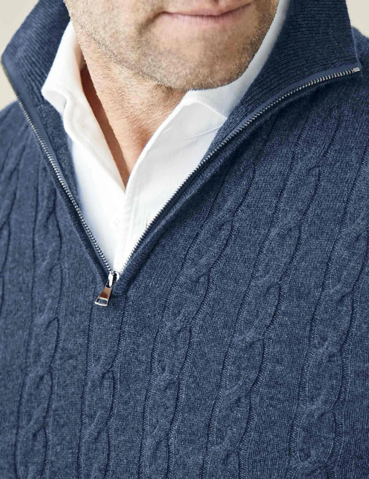 Domingo | Pull en maille torsadée avec motif
