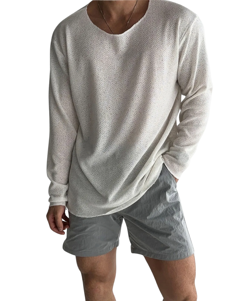 Jacopo - T-shirt tricoté décontracté