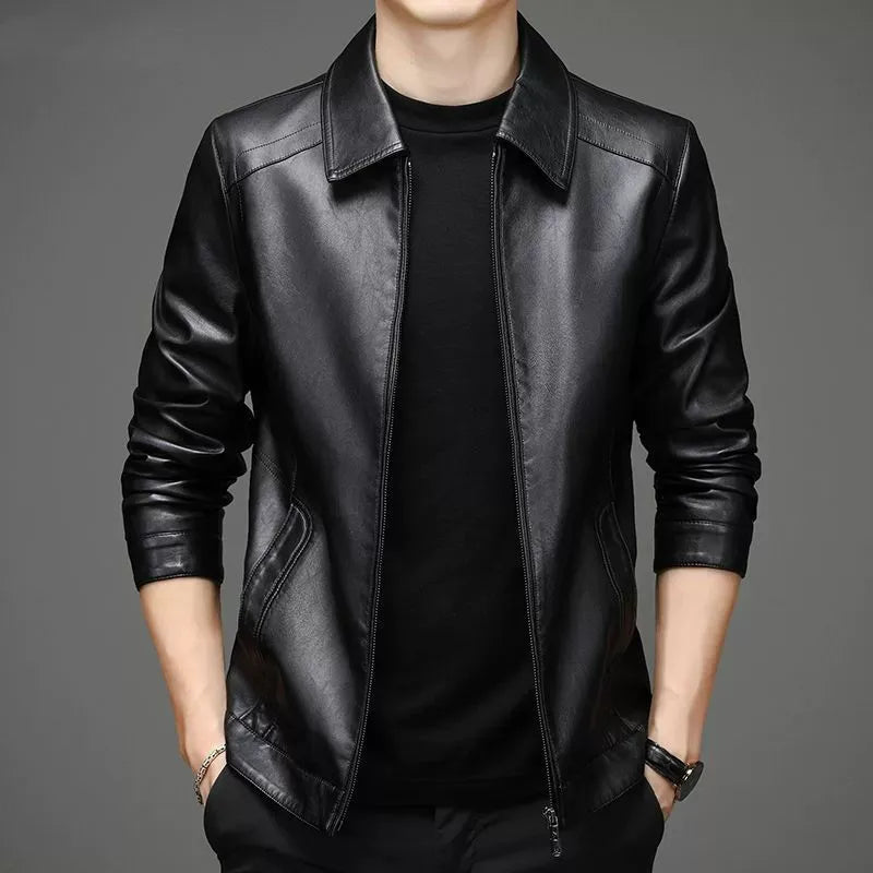Mario - Veste en Cuir Décontractée 2025