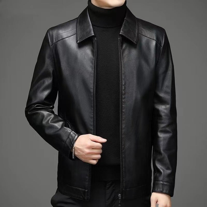 Mario - Veste en Cuir Décontractée 2025