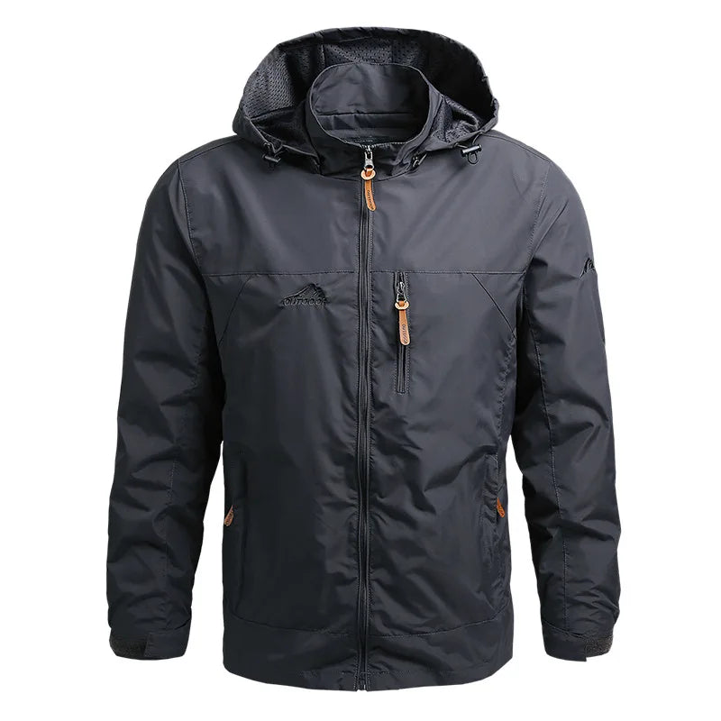 Darell - Veste coupe-vent en matériau durable avec capuche