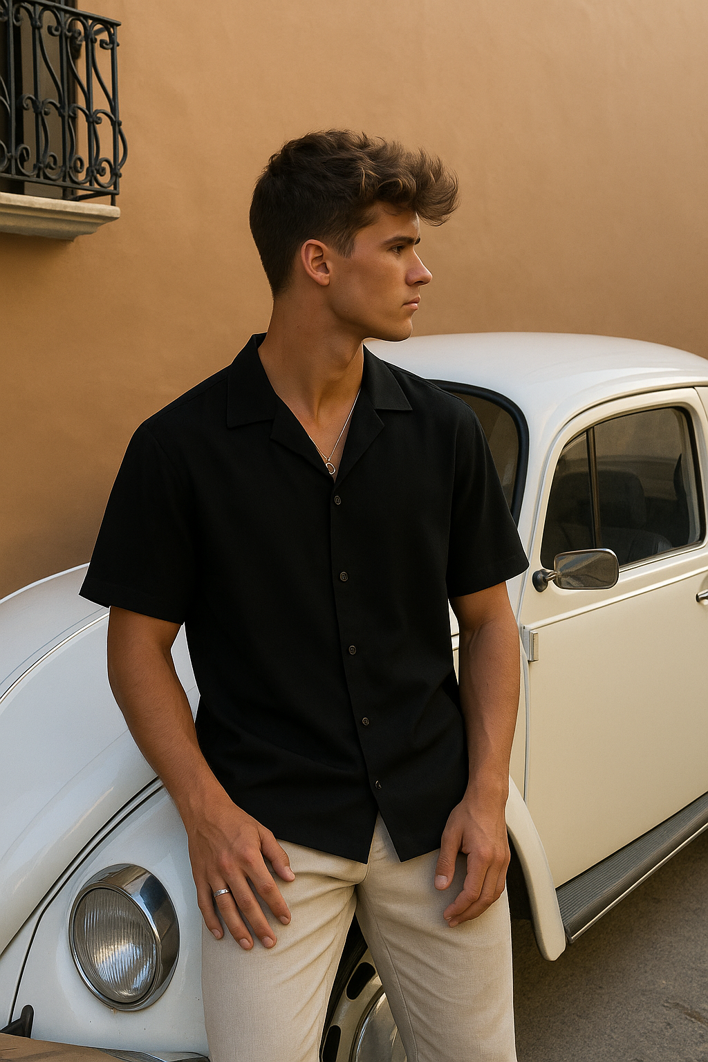 Chemise en lin Vincenzo