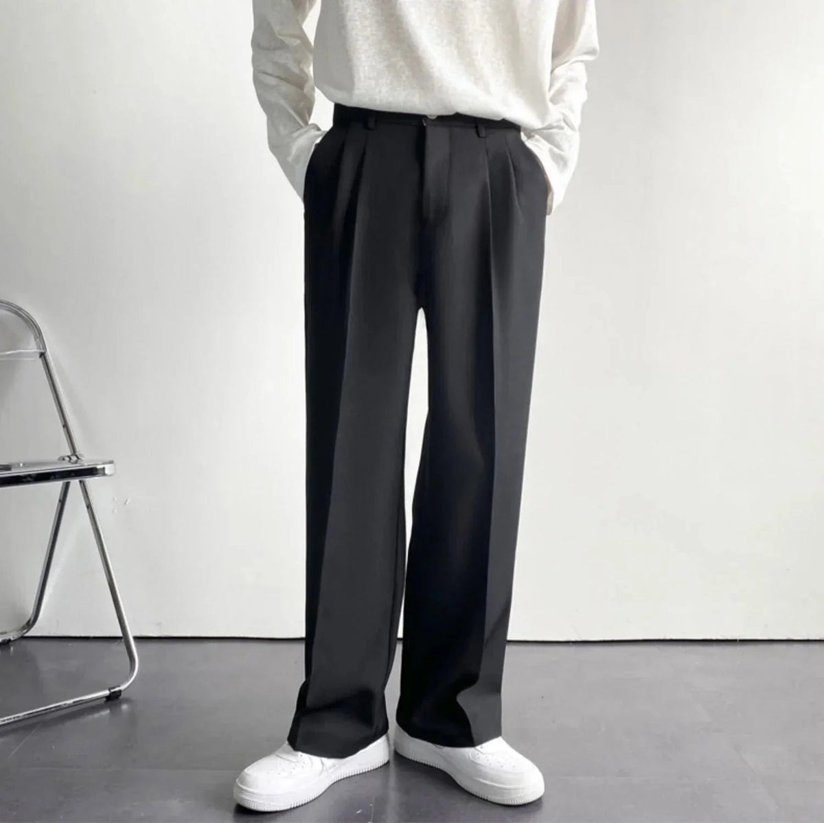 Claude - Pantalon large Old Money
