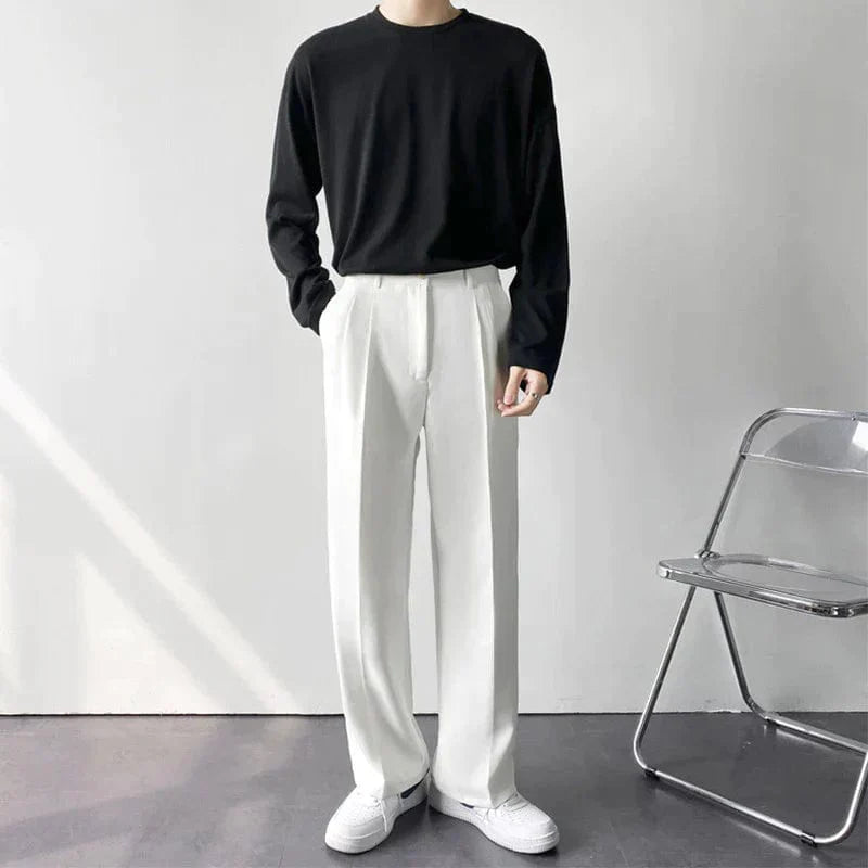 Claude - Pantalon large Old Money