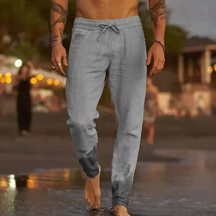 Dominic – Pantalon en Lin Respirant