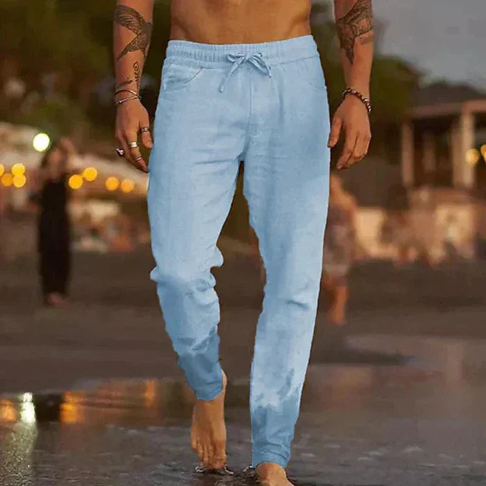 Dominic – Pantalon en Lin Respirant