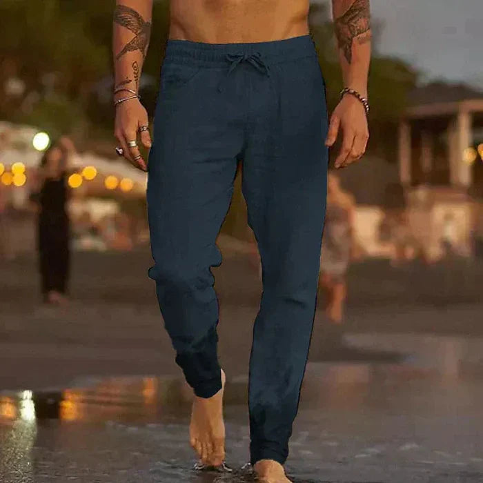 Dominic – Pantalon en Lin Respirant