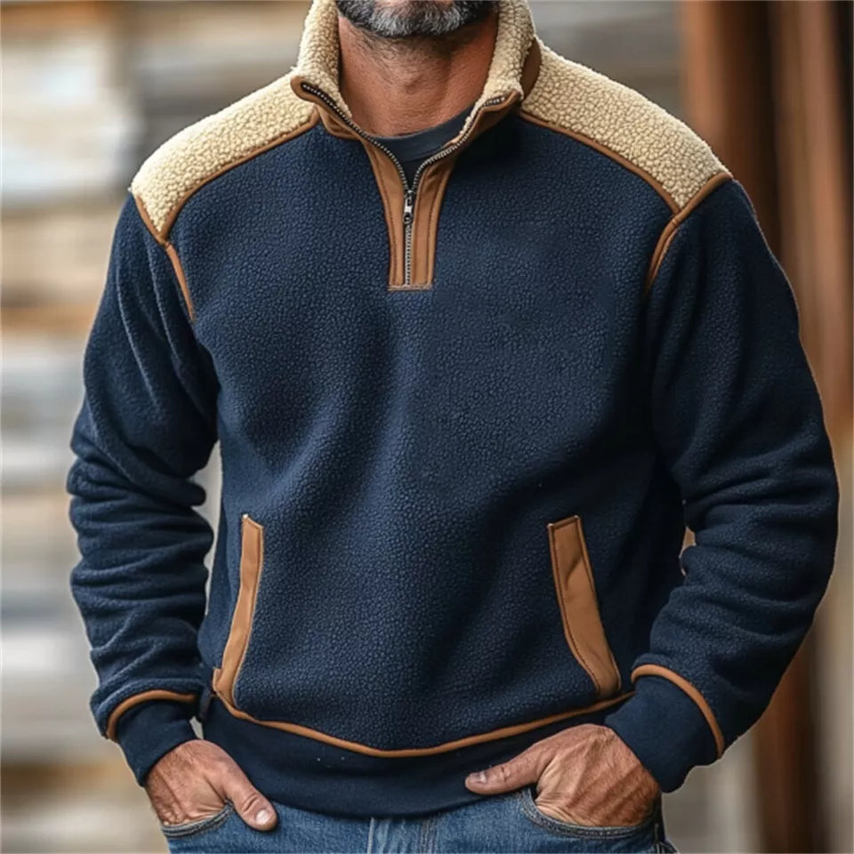 Maison Clément Paris™ - Pull zippé à quartz rétro