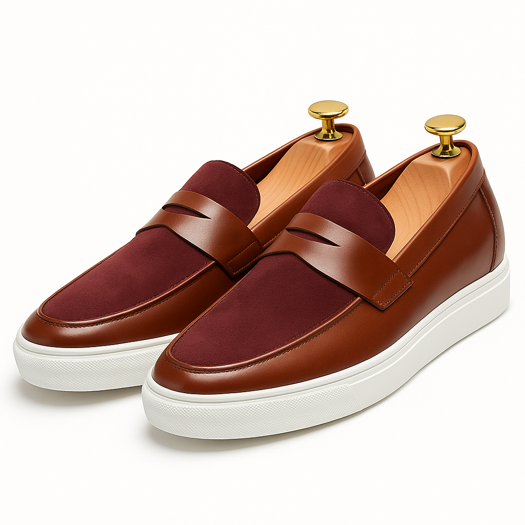 Napoli – Mocassins Homme en Daim Noir – Loafers Modernes