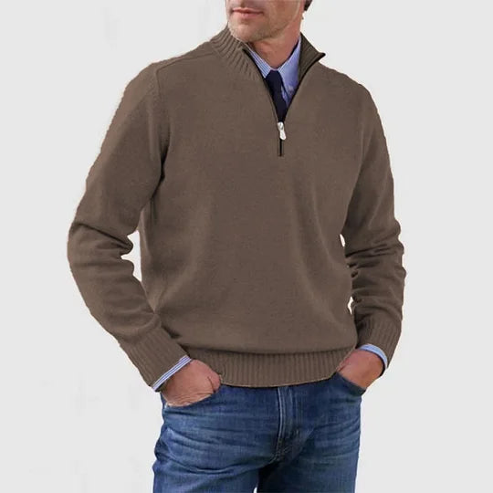 Howard | Pull zippé – chaleur classique et élégance moderne