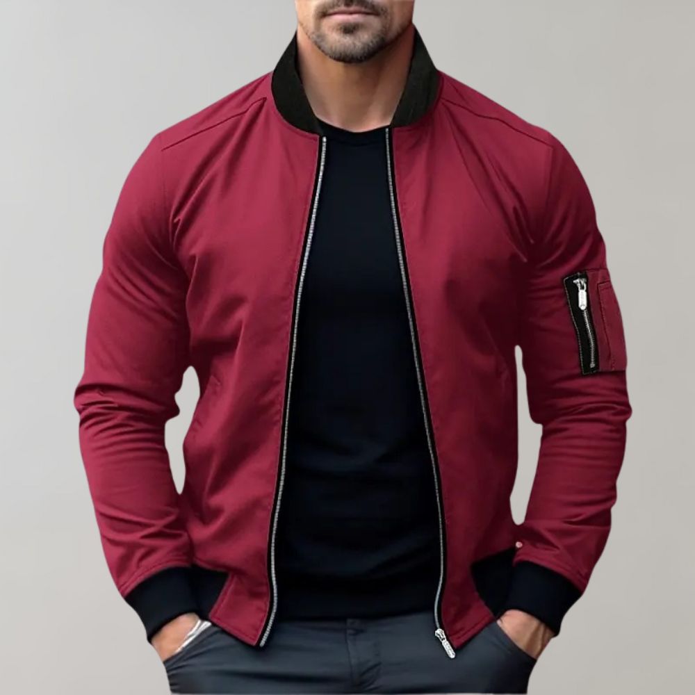 Blouson bomber slim fit léger