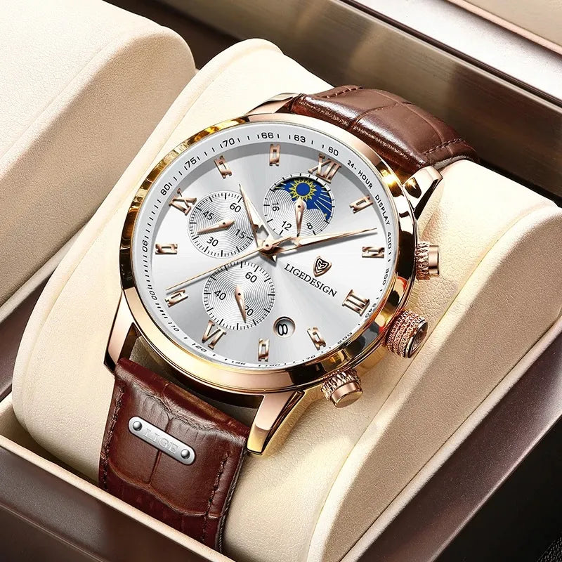 Montre de luxe avec design artisanal et bracelet en cuir | Maison Clément Paris
