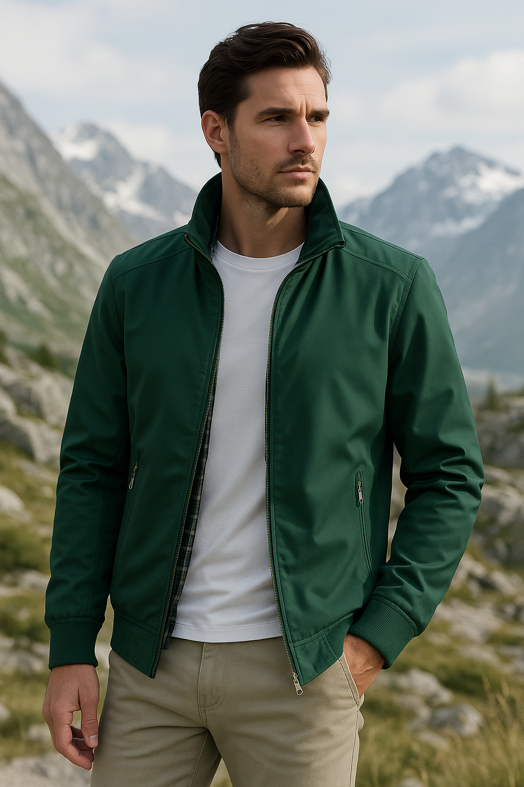 Mark – Veste à fermeture éclair complète