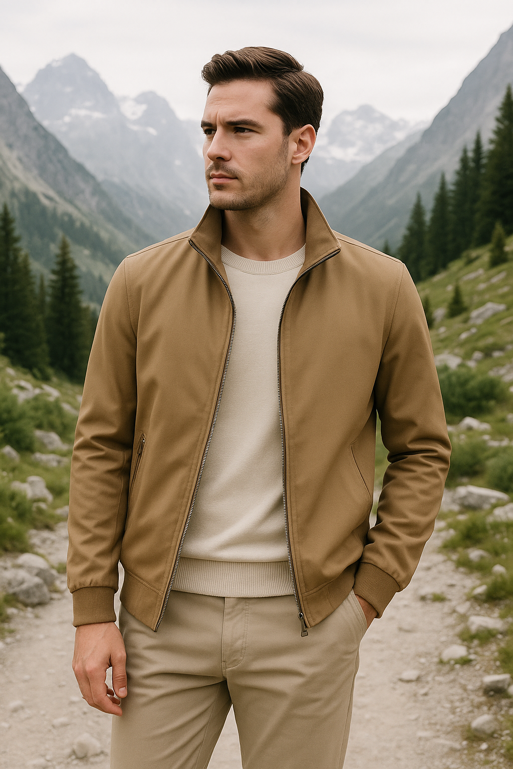 Mark – Veste à fermeture éclair complète