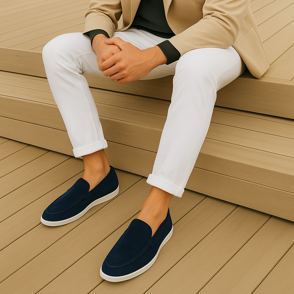 Loafers élégants en daim