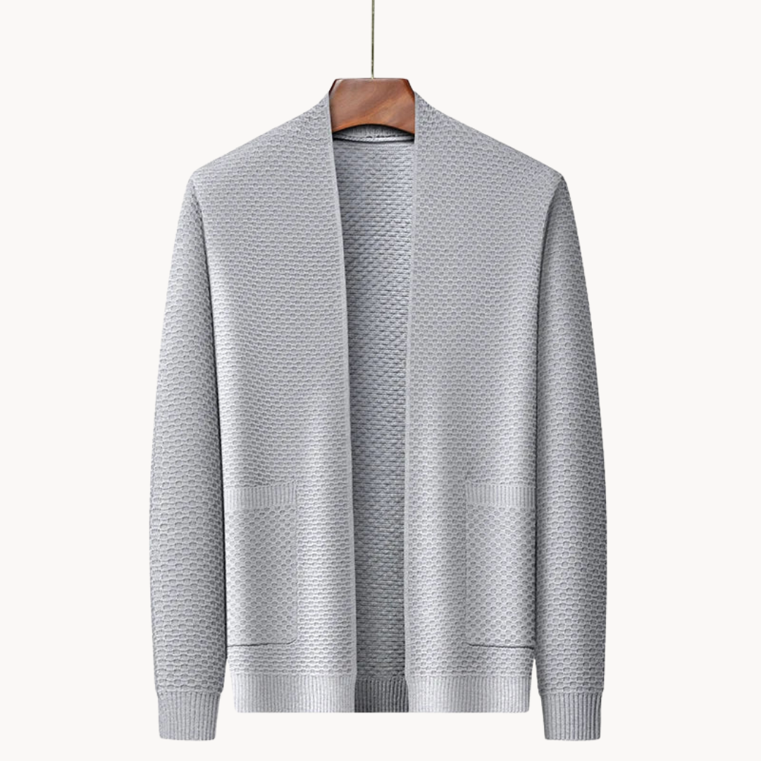 Melchor - Cardigan tricoté Old Money