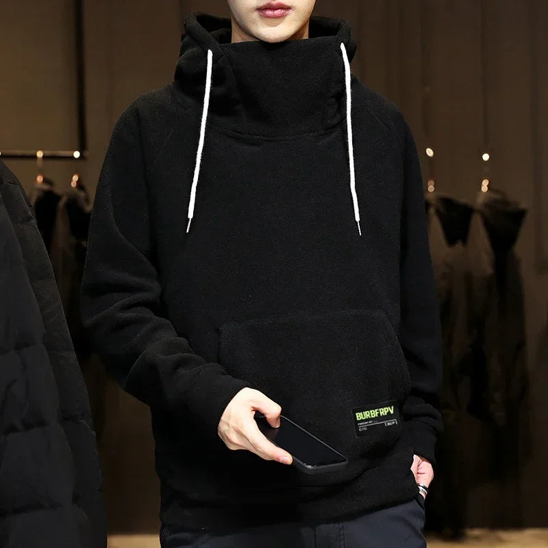 Hoodie d'Hiver Oversize Streetwear pour Hommes