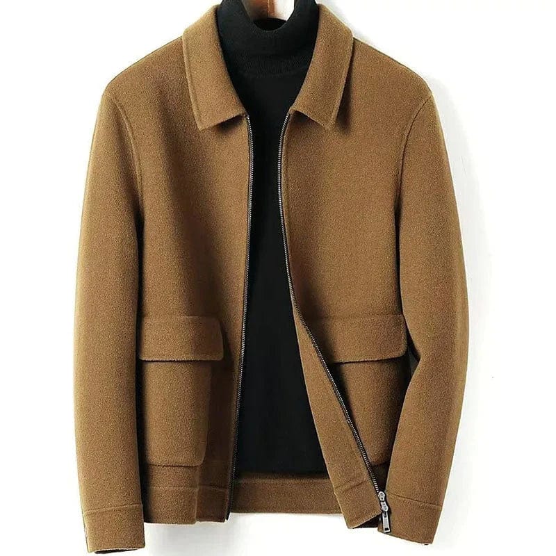 Gianluca - Manteau d'Hiver Élégant en Laine pour Homme avec Poches