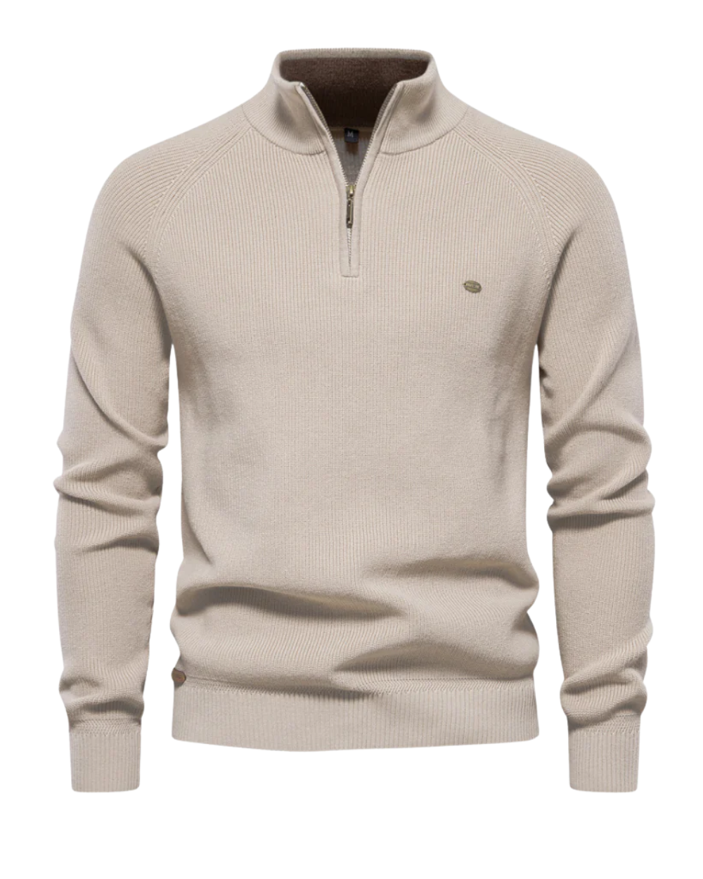 Pull zippé de luxe