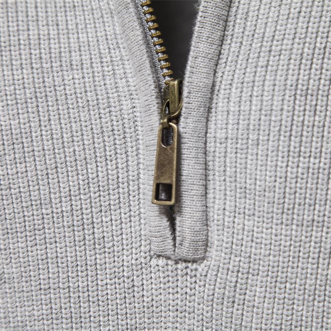 Pull zippé de luxe