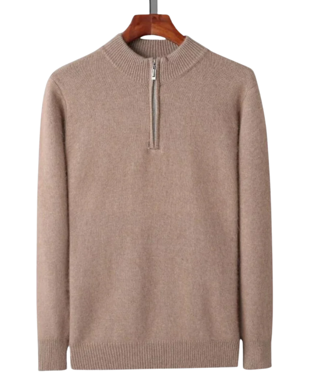 Pull zippé en cachemire de Genève