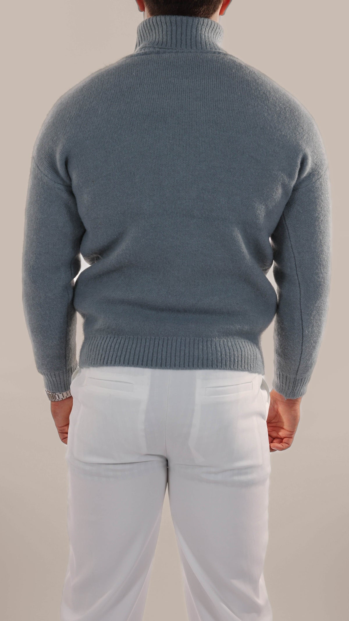 Reginal - Pull Col Roulé en Cachemire Old Money