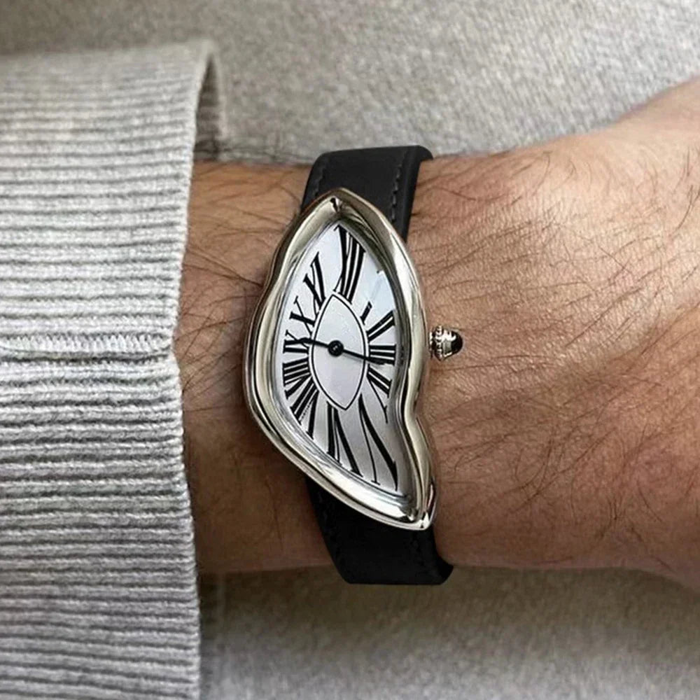 Crash – Montre en cuir suisse