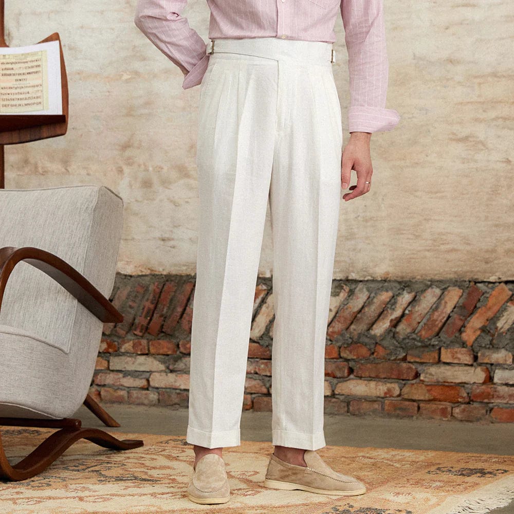 Cristian - Pantalon en lin premium