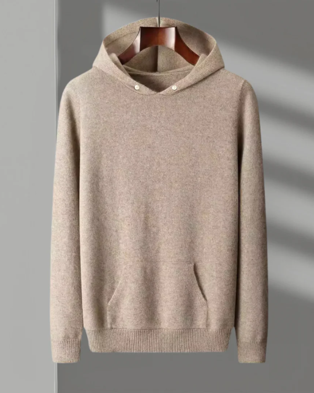 Sweat à capuche en laine mérinos Nova