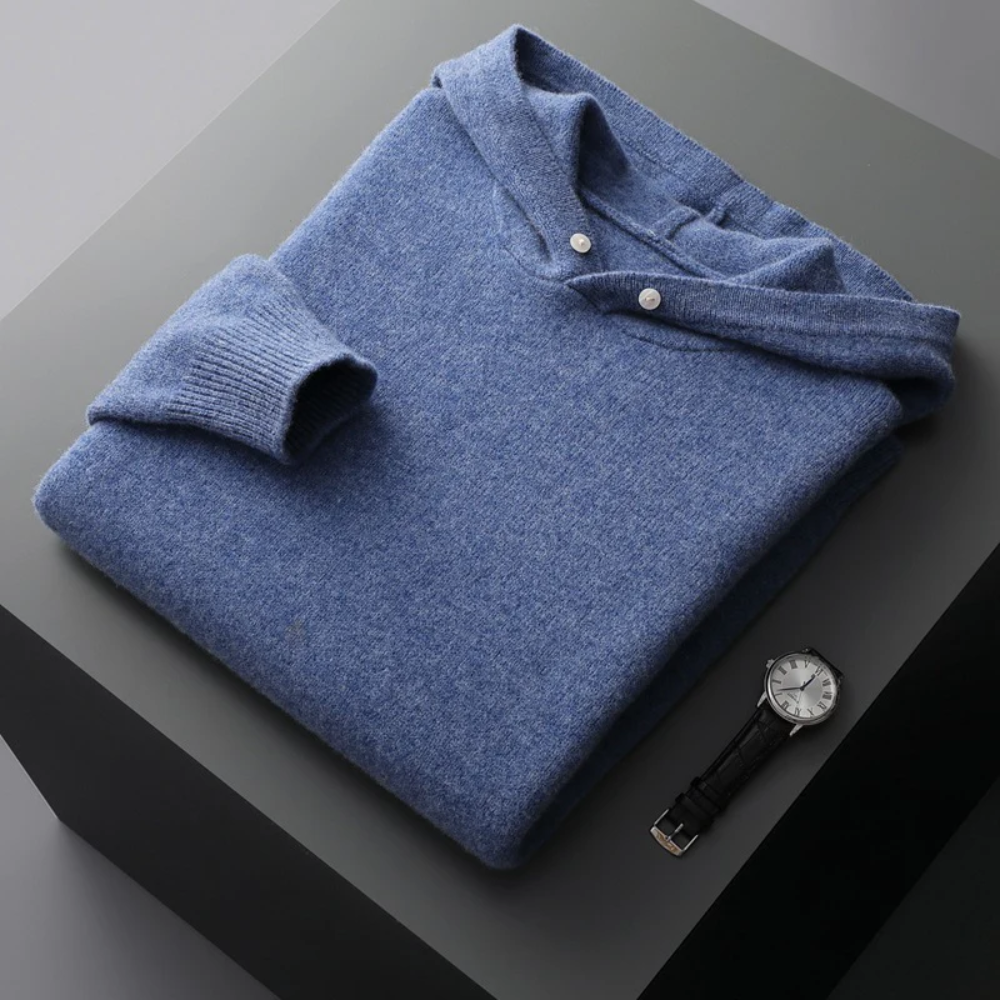 Sweat à capuche en laine mérinos Nova