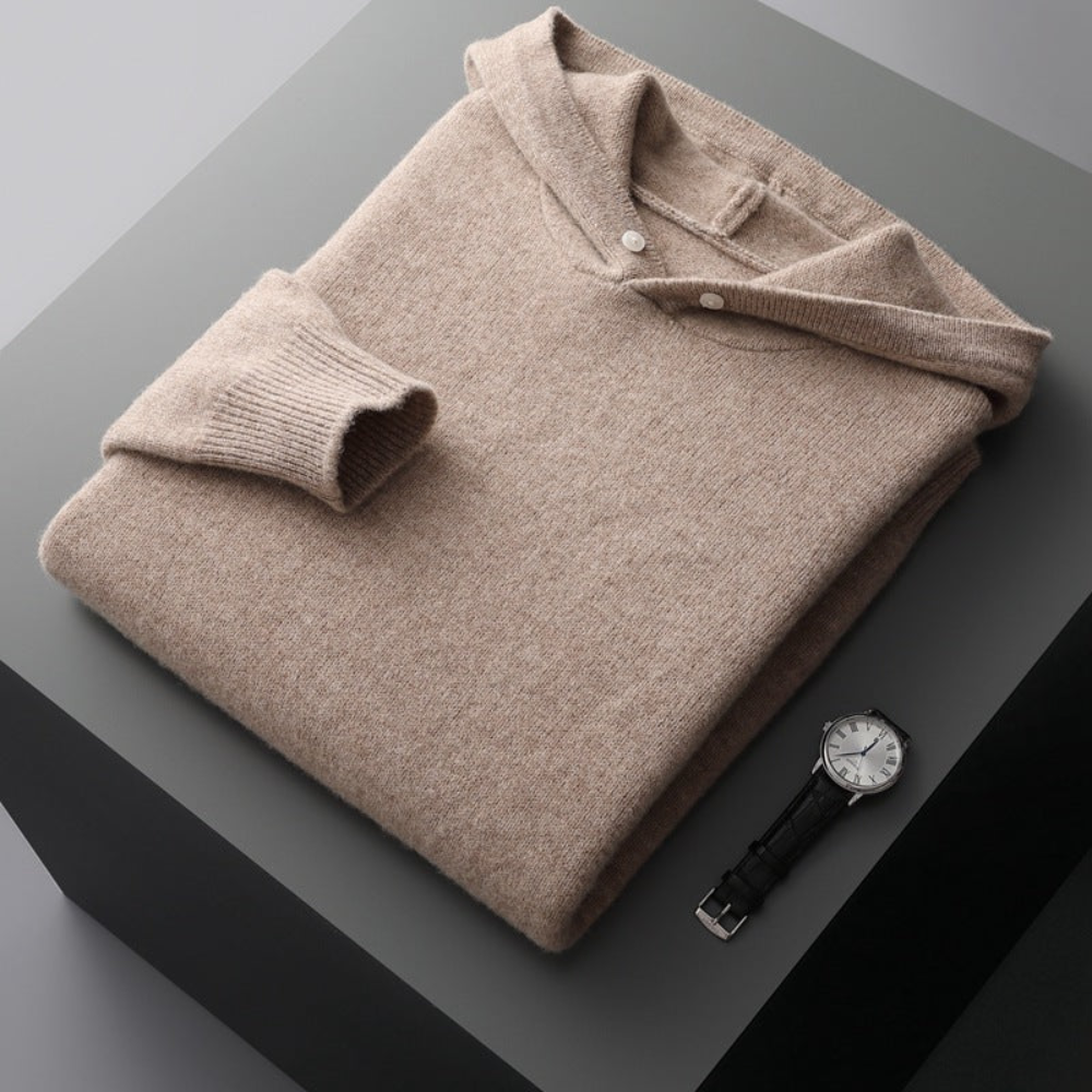 Sweat à capuche en laine mérinos Nova