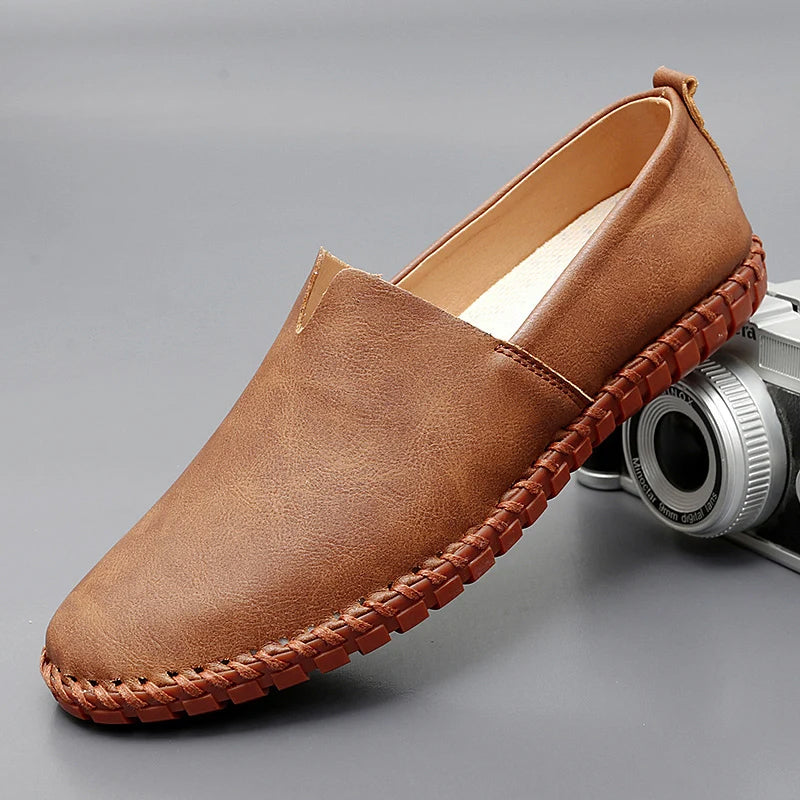 Santorini Mocassins en Cuir