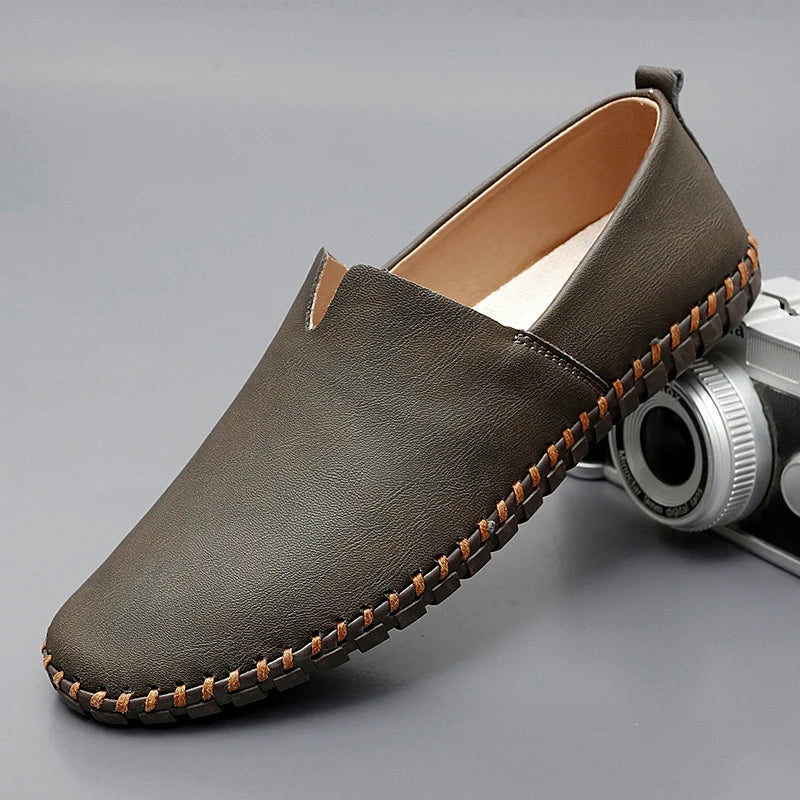 Santorini Mocassins en Cuir
