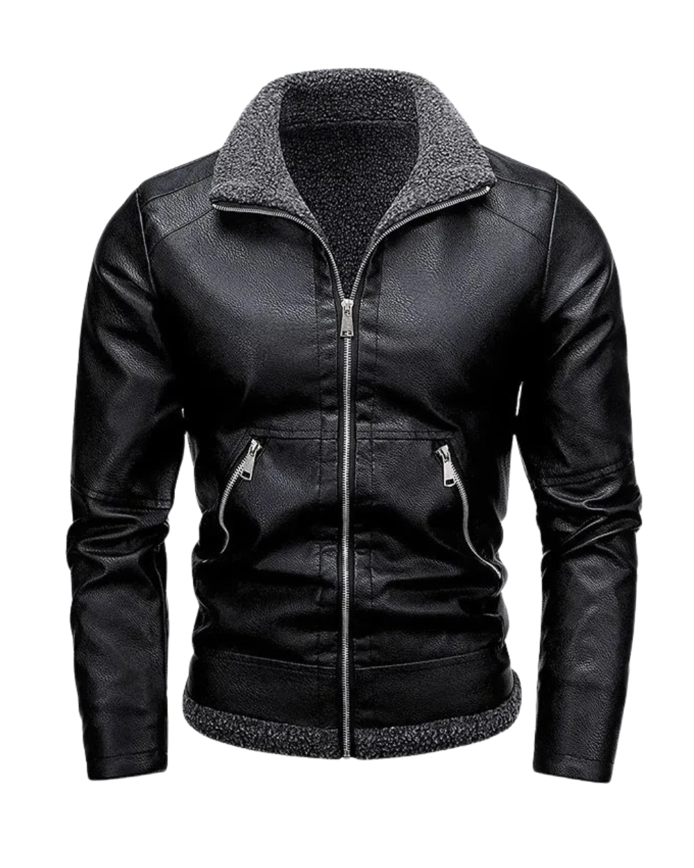 Maison Clément Paris | Veste en cuir polaire élégante