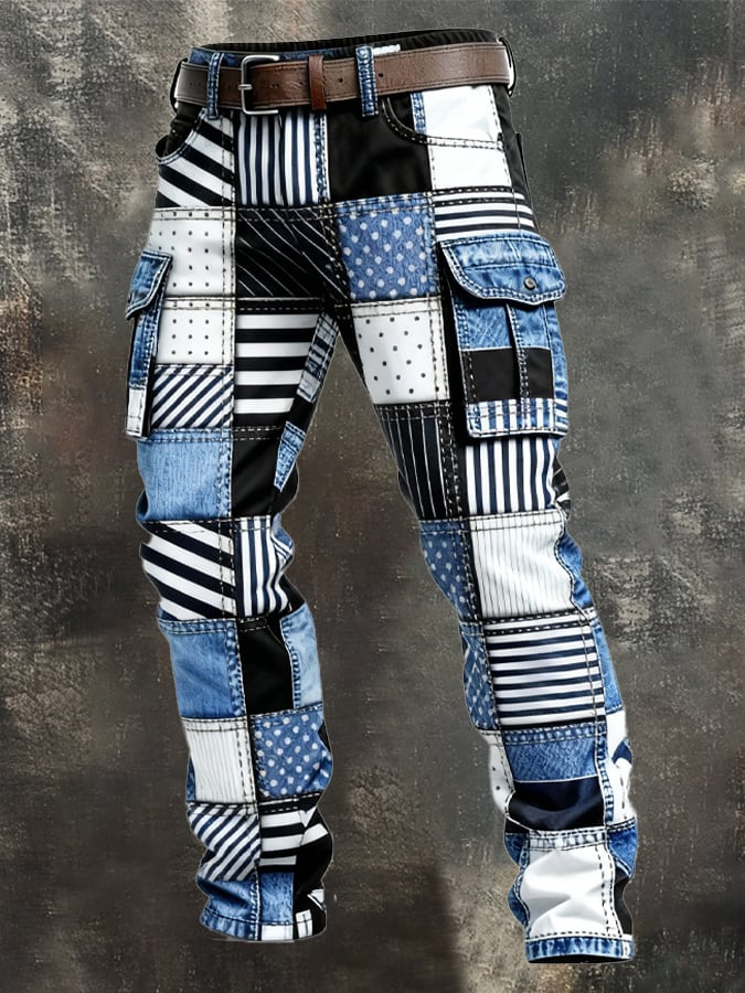 MAISON CLÉMENT PARIS™ | PANTALON CARGO PATCHWORK