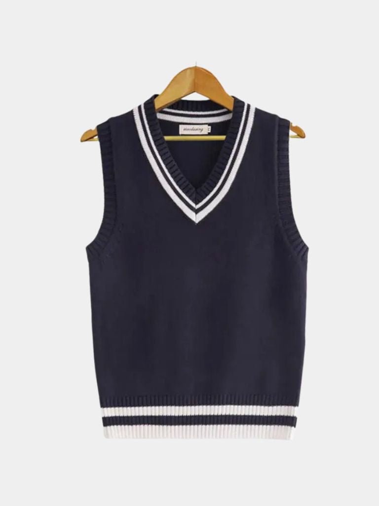 Gilet Tricot Essentiel Vieille Argent